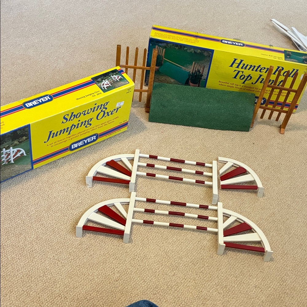 Breyer Jumping Oxer and Hunter  Top Jump